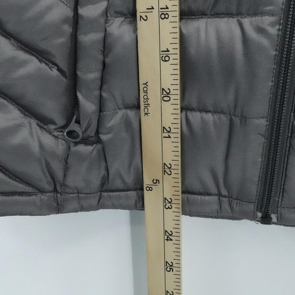 Bernardo Vest Womens‎ Medium Gray Goose Down Packable Lightweight Puffer Jacket - Picture 9 of 11